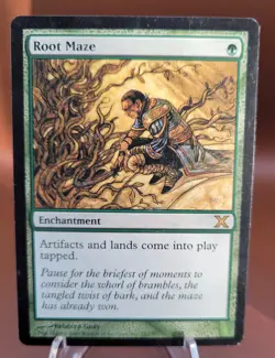 Root Maze x1 MTG 10th Edition Tenth Magic Moderate Play MP English - Image 1