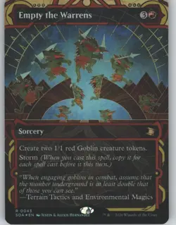 Empty the Warrens 43 Secrets of Strixhaven: Mystical Archive MTG NM - Image 1