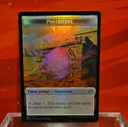 MTG Brothers' War Foil Token Laserbeak Powerstone 001/007 English - Image 2