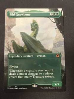 Magic the Gathering Old Gnawbone 296 Borderless Mythic - Image 1
