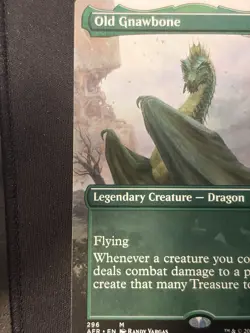Magic the Gathering Old Gnawbone 296 Borderless Mythic - Image 3