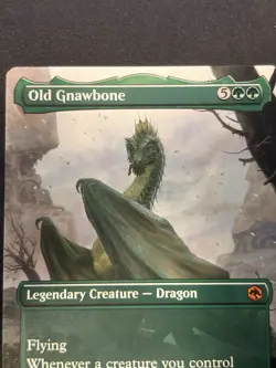 Magic the Gathering Old Gnawbone 296 Borderless Mythic - Image 5