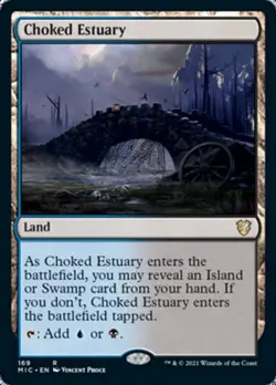 Choked Estuary [Innistrad: Midnight Hunt Commander] Magic MTG - Image 1