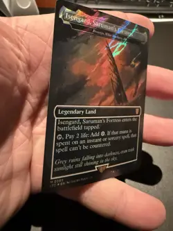 Isengard, Saruman's Fortress Boseiju, Who Shelters All (Surge Foil) LOTR 398 NM - Image 2
