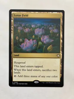 MTG Lotus Field Commander: Secrets of Strixhaven Regular NM - Image 1
