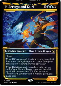 Hidetsugu and Kairi (Showcase) 309 R March of the Machine NM MTG - Image 1