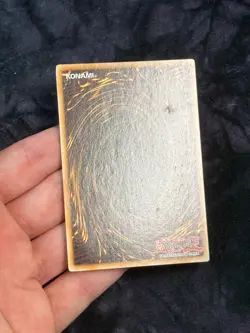 YUGIOH CMYK Test Print Card With Gold Anubis EOA Stamp MISPRINT ERROR NM - Image 5