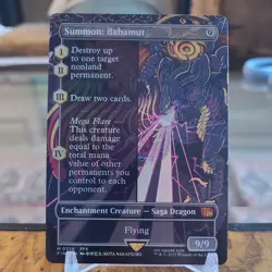 Summon: Bahamut (Borderless) Final Fantasy Foil near mint never played - Image 2