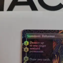 Summon: Bahamut (Borderless) Final Fantasy Foil near mint never played - Image 3
