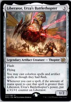 Liberator, Urza's Battlethopter 237 The Brothers' War Magic: The Gathering NM/M - Image 1
