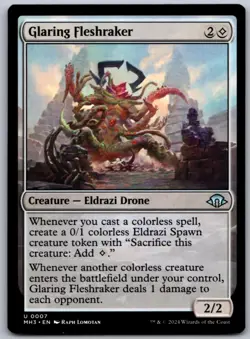 Glaring Fleshraker 7 UC Modern Horizons 3 Magic: The Gathering NM - Image 1