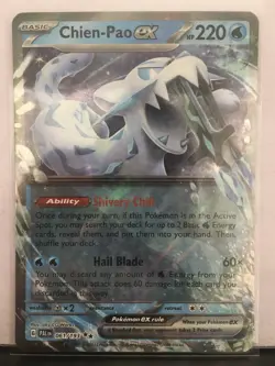 Chien-Pao ex 61/193 Near Mint Condition Card Pokemon TCG! Read Description! - Image 1