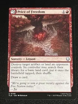 MTG Avatar: The Last Airbender Price of Freedom 0149 NM - Image 1