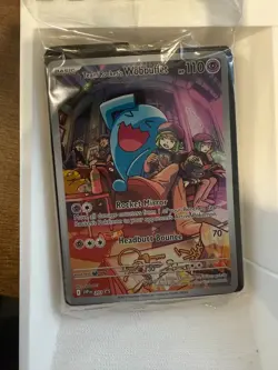 Team Rockets Wobbuffet Promo Card 203 SEALED Pokemon TCG Destined Rivals - Image 1
