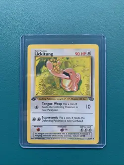 1999 Pokemon Jungle 1st Edition #38 Lickitung Non Holo LP - Image 1