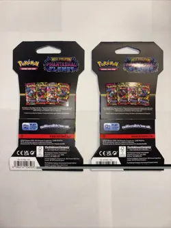 Pokemon TCG Mega Evolution Phantasmal Flames Sleeved Booster Pack Lot Of 2 - Image 2