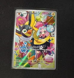 Pokemon TCG Iono's Wattrel 231/217 Illustration Rare Full Art Holo ENG 2026 - Image 1
