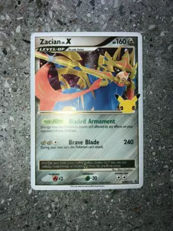 Pokemon TCG Cards Zacian Lv.X SWSH135 Black Star Promo Holo MINT - Image 3