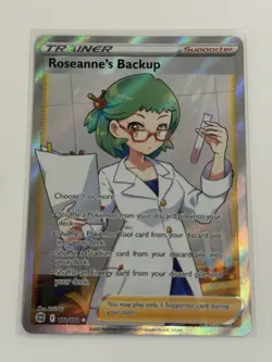 Roseanne's Backup 172/172 - Pokemon Brilliant Stars Full Art Ultra Rare Holo NM - Image 1