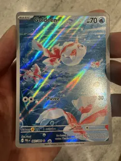 Goldeen 087/084 Pitch Black Illustration Rare Pokemon English Card NM - Image 1