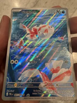 Goldeen 087/084 Pitch Black Illustration Rare Pokemon English Card NM - Image 2