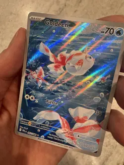 Goldeen 087/084 Pitch Black Illustration Rare Pokemon English Card NM - Image 3
