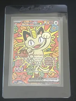 Pokemon TCG Meowth Ex Special Illustration Rare - 121/088 -POR - English - NM - Image 3