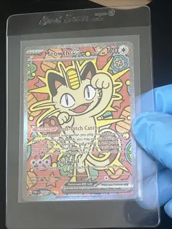 Pokemon TCG Meowth Ex Special Illustration Rare - 121/088 -POR - English - NM - Image 4