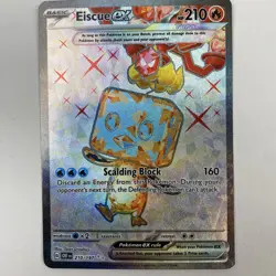 Pokemon TCG Eiscue EX 210/197 Ultra Rare Card (full) Pack Fresh, NM, Ships Now! - Image 1