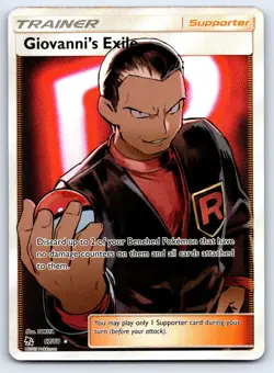 Giovanni's Exile 67/68 Ultra Rare Hidden Fates Pokemon Near Mint - Image 1