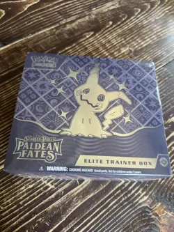 Nintendo Pokemon TCG Scarlet & Violet Paldean Fates Elite Trainer Box - 9 Packs - Image 1