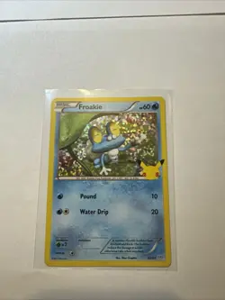 Froakie 22/25 HOLO RARE McDonalds 25th Anniversary Pokemon SWSH Promo NM 2021 - Image 1