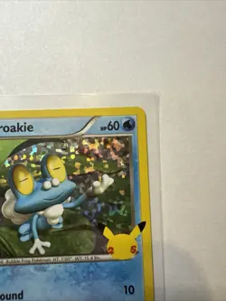 Froakie 22/25 HOLO RARE McDonalds 25th Anniversary Pokemon SWSH Promo NM 2021 - Image 3