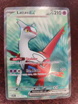 Latias EX Surging Sparks Full Art Pokemon Card WOTC NM - Image 2