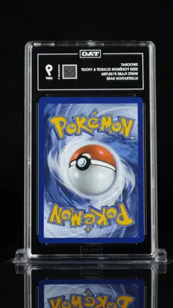 2025 Pokemon White Flare Swoobat TAG 9 #120/086 Illustration Rare IR - Image 3