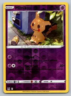 Mimikyu 080/196 Rare Lost Origin Pokemon Reverse Holo - Image 1