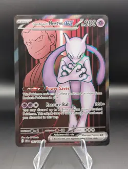 Pokemon TCG Team Rocket’s Mewtwo Foil 213/182 Destined Rivals English - Image 1