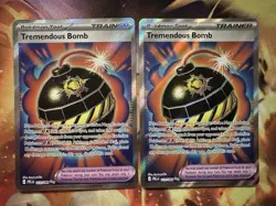 Pokemon Tremendous Bomb 113/084 Full Art from Pitch Black (Prerelease) - NM X 2 - Image 1