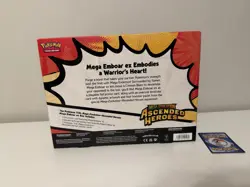 Pokemon TCG Mega Evolution - Ascended Heroes Mega Emboar ex Box New/Sealed - Image 2
