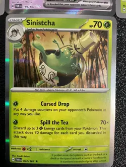 x4 Polchageist Sinistcha pokemon Tcg mixed Lot set 🍵😍😍 - Image 4