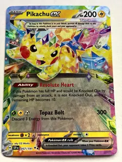 Pikachu ex 057/191 SV08 Surging Sparks - Image 1
