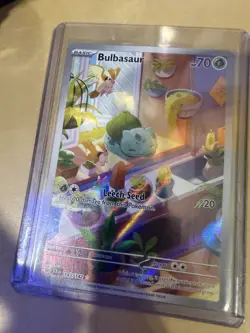Bulbasaur 143/142 Sv07: Stellar Crown Holo Illustration Card English Pokemon TCG - Image 2