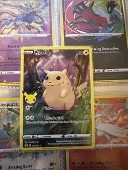 Pokemon Pikachu Celebrations Card 005/025 25th Anniversary Near Mint - Image 1