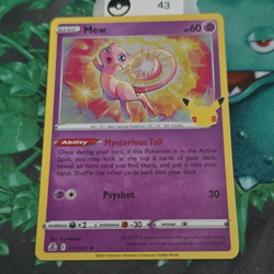 Pokemon Mew 011/025 Celebrations 25th Anniversary Holo Rare Eng 2021 60 HP Basic - Image 1