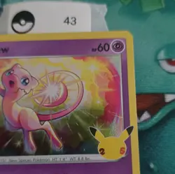 Pokemon Mew 011/025 Celebrations 25th Anniversary Holo Rare Eng 2021 60 HP Basic - Image 3