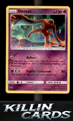 Reverse Holofoil Deoxys (68) 68/168 Pokemon Rare SM - Celestial Storm Card NM - Image 1