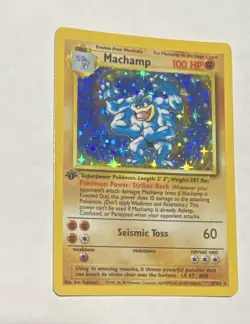 Pokemon TCG Machamp 8/102 Deck Exclusives 1st Edition Holo Rare HP 100 - Image 1