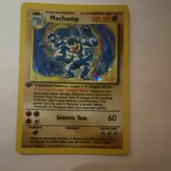Pokemon TCG Machamp 8/102 Deck Exclusives 1st Edition Holo Rare HP 100 - Image 2