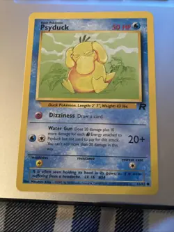 Psyduck 65/82 Common Team Rocket Pokemon 1st Edition NM/M - Image 1
