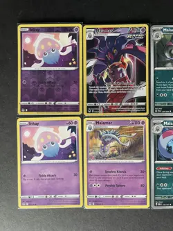 Malamar Full Art Trainer (+3 Common)+Inkay (x2/1 RevHOLO) 6-card Pokemon lot-PWE - Image 3